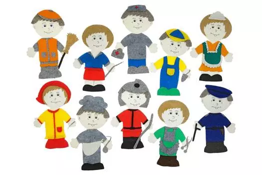 Развивающая игра Liplip "Профессии" (без полотна) ковролин