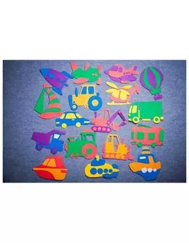 Развивающая игра Liplip "Транспорт" (с игровым полем) ковролин