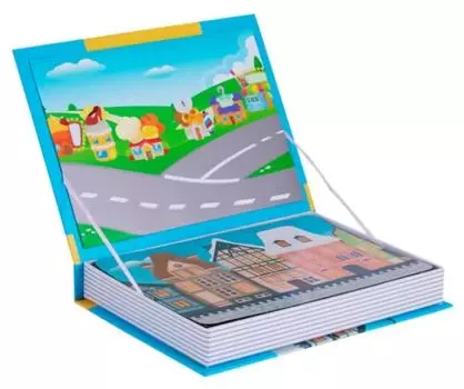 Развивающая игра Magnetic Book Весёлый транспорт