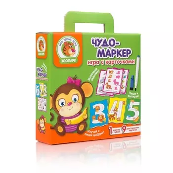 Развивающая игра VLADI TOYS VT2100-11 Чудо-маркер Зоопарк