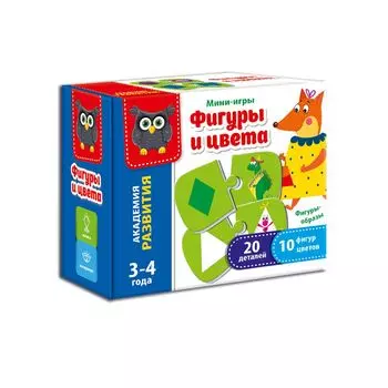 Развивающая игра VLADI TOYS VT5111-04 Формы и цвета