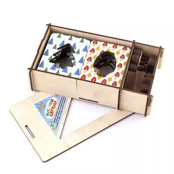 Развивающая игра WOODLANDTOYS 68201 Доски Сегена Деревья 18 шт.