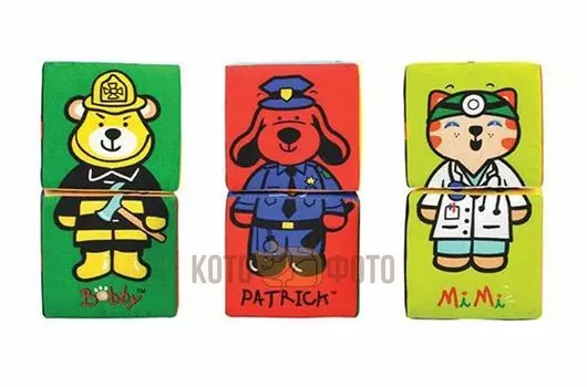 Развивающая игрушка KS Kids Кубики-пазлы