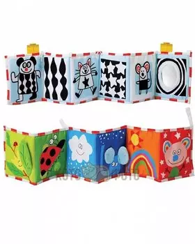 Развивающая книжка Taf toys Развивающая книжка с клипсами