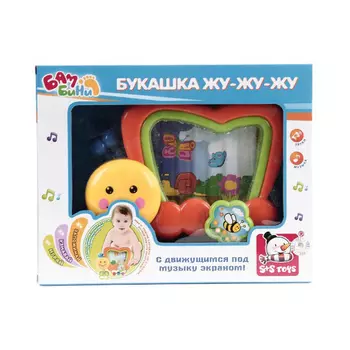 Развивающий музыкальный центр Букашка ЖУ-ЖУ на бат(свет,звук 2299/00683805