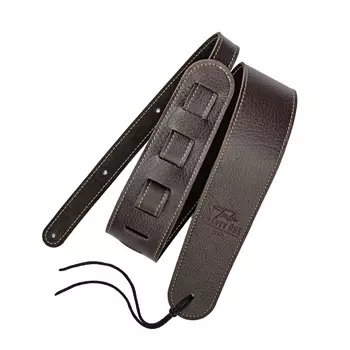 Ремень для гитары 1221 1221-70-2-BRN кожаный коричневый