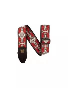 Ремень для гитары ERNIE BALL 4695 Jacquard Red Trellis