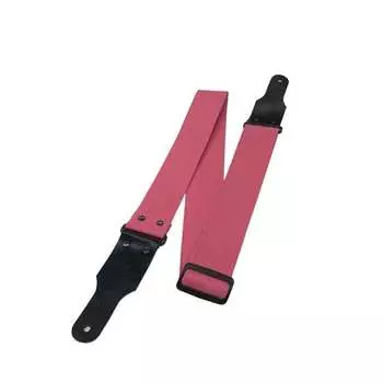Ремень для гитары Fidel FL0017C Cotton хлопок розовый