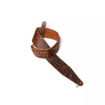 Ремень для гитары Fidel FL8004LT Leather Tigina кожаный закат в джунглях