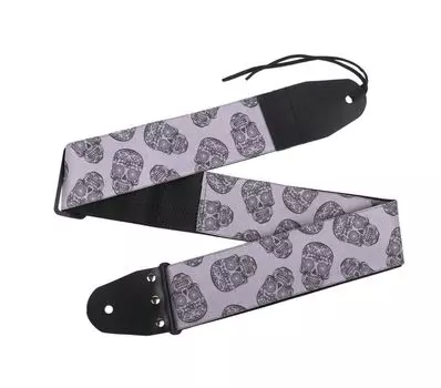 Ремень для гитары MEZZO MZ-RGE-7skull2 череп 2