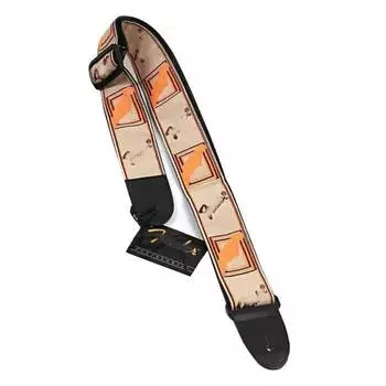 Ремень гитарный FENDER FS-002 YW для акустических и электрогитар жёлтый