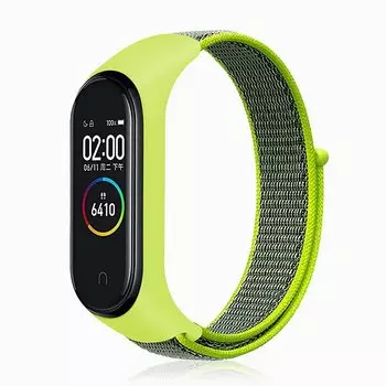 Ремешок Activ для Xiaomi Mi Band 3/Mi Band 4 Sports на липучке Green 111872