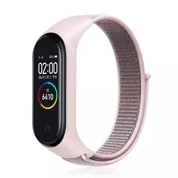 Ремешок Activ для Xiaomi Mi Band 3/Mi Band 4 Sports на липучке Light Pink 111870