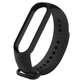 Ремешок Activ для Xiaomi Mi Band 5 Silicone Black 117533