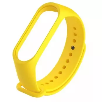 Ремешок Activ для Xiaomi Mi Band 5 Silicone Yellow 117542