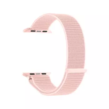 Ремешок Deppa Band Nylon для Apple Watch 38/40 mm, нейлоновый, розовый