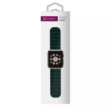 Ремешок Devia Elegant Leather Loop для Apple Watch 4 44mm - Forest Green