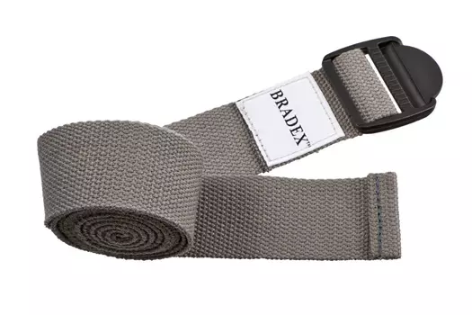 Ремешок для йоги серый
