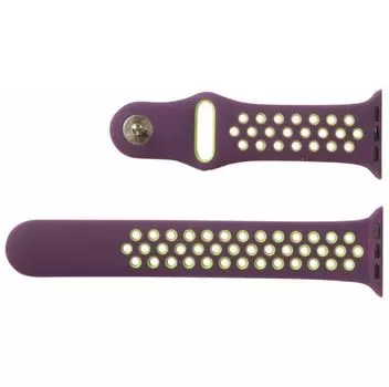 Ремешок Red Line для Apple watch - 42-44 mm, mObility, фиолетовый, Дизайн 1 УТ000018908
