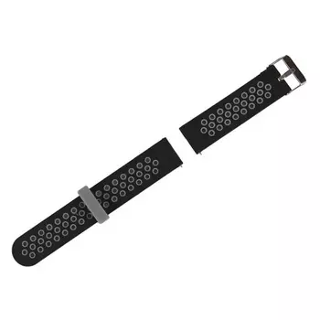 Ремешок Red Line для Xiaomi Amazfit Bip/GTS 20mm Silicone Black-Grey УТ000020336