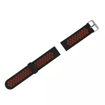 Ремешок Red Line для Xiaomi Amazfit Bip/GTS 20mm Silicone Black-Red УТ000020335