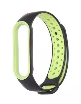 Ремешок Red Line для Xiaomi Mi Band 6 Silicone Black-Yellow УТ000025170
