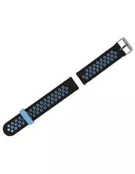 Ремешок Red Line силиконовый для cмарт часов Xiaomi Amazfit BIP/GTS 20 mm, черный с синим