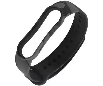 Ремешок Red Line силиконовый для фитнес-браслета Xiaomi Mi Band 5/ Mi Smart Band 6, камуфляж городской УТ000022703