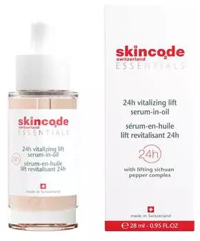 Ревитализирующая подтягивающая сыворотка в масле SkinCODE 28 мл.