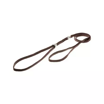 Ринговка для собак V.I.Pet PEQ-10 с прищепкой, коричневая