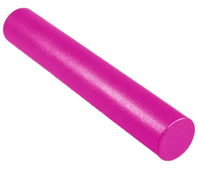 Ролик массажный для йоги INDIGO Foam roll IN023 15*90 см Цикламеновый