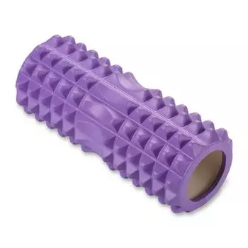 Ролик массажный для йоги INDIGO PVC IN267 33*14 см Фиолетовый