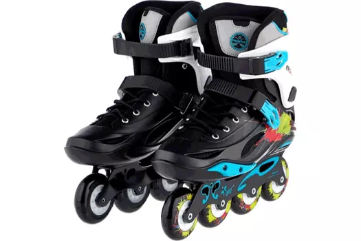 Роликовые коньки SWAN для Фрискейта, M1, Черный, 39