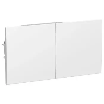 Розетка 2-м ATLAS DESIGN с заземл. защ. шторки со сдвиж. крышкой 16А в сборе бел. SchE ATN000128