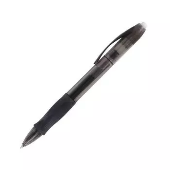 Ручка гелевая автоматическая с грипом BIC Gelocity Original, ЧЕРНАЯ, узел 0,7 мм, линия письма 0,35 мм, 829157, (12 шт.)