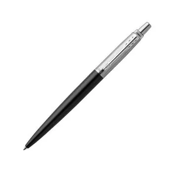 Ручка гелевая PARKER Jotter Bond Street Black CT, корпус черный, детали из нержавеющей стали, черная, 2020649