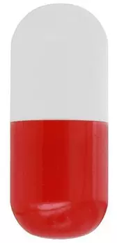 Ручка Эврика Пилюля 91208 White-Red 91208