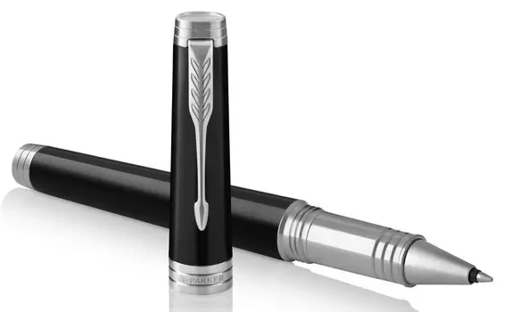 Ручка роллер Premier T560 Lacque (1931415) Black CT F черные чернила подар.кор.