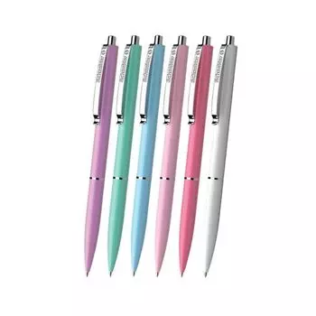 Ручка шариковая автомат. SCHNEIDER (Германия) K15 Pastel, СИНЯЯ, пастель ассорти, узел 1мм, 130840 (50 шт.)