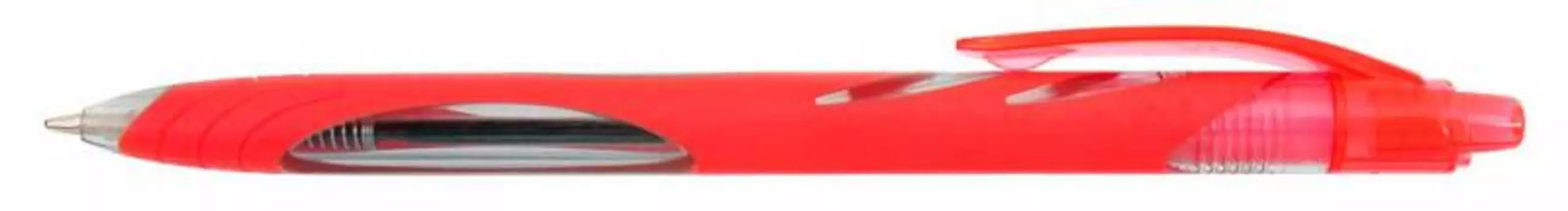 Ручка шариковая автоматическая Zebra Ola (BP123-R), корпус красный (12 шт. в уп-ке)