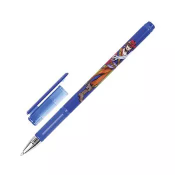 Ручка шариковая BRAUBERG Корсары, СИНЯЯ, корпус с печатью, узел 0,7 мм, линия письма 0,35 мм, BP138, (24 шт.)