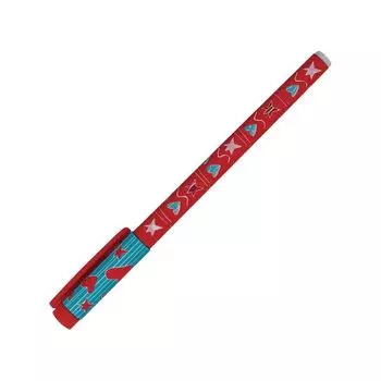 Ручка шариковая BRUNO VISCONTI FunWrite, СИНЯЯ, Сердечки голубые, узел 0,5 мм, линия письма 0,3 мм, 20-0212/11, (24 шт.)