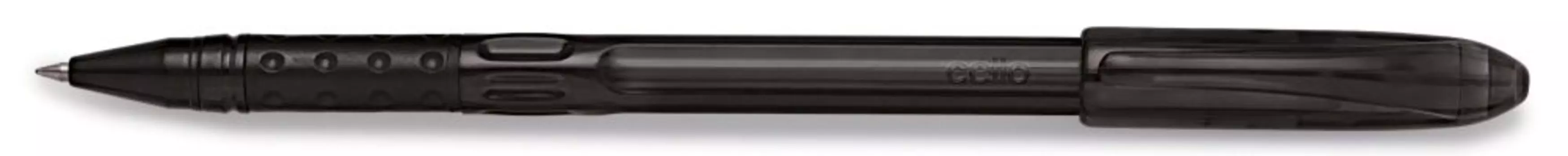 Ручка шариковая Cello Gripper Bright черная (12 шт. в уп-ке)