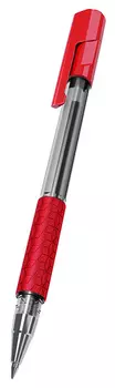Ручка шариковая Deli Arrow EQ01640 красный, корпус прозрачный/красный (12 шт. в уп-ке)