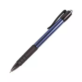 Ручка шариковая масляная автоматическая с грипом BRAUBERG Trace, СИНЯЯ, узел 0,7 мм, линия письма 0,35 мм, 142415, (24 шт.)