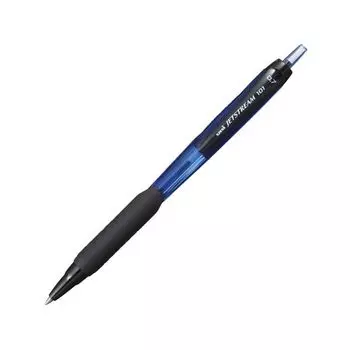 Ручка шариковая масляная автоматическая с грипом UNI (Япония) JetStream, СИНЯЯ, узел 0,7 мм, линия письма 0,35 мм, SXN-101-07 BLUE, (12 шт.)