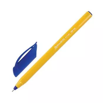 Ручка шариковая масляная BRAUBERG Extra Glide Orange, СИНЯЯ, трехгранная, узел 0,7 мм, линия письма 0,35 мм, OBP149, (36 шт.)