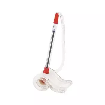 Ручка шариковая масляная Brauberg Стенд-Пен №2 (141890) синяя, корпус прозрачный/красный (12 шт/уп)