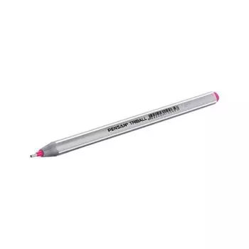 Ручка шариковая масляная PENSAN "Triball", РОЗОВАЯ, трехгранная, узел 1 мм, линия письма 0,5 мм, 1003/12 (24 шт.)