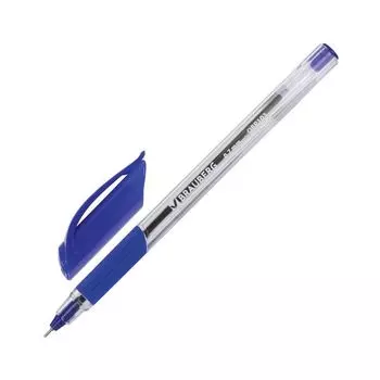 Ручка шариковая масляная с грипом BRAUBERG Extra Glide GT, СИНЯЯ, трехгранная, узел 0,7 мм, линия письма 0,35 мм, OBP103, (36 шт.)
